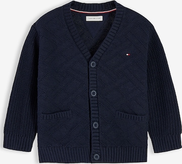 zils TOMMY HILFIGER Adīta jaka: no priekšpuses