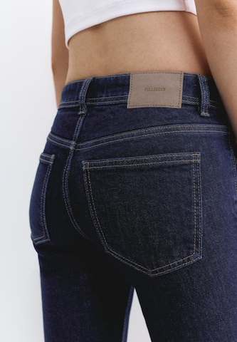 Pull&Bear Bootcut Jeans i blå