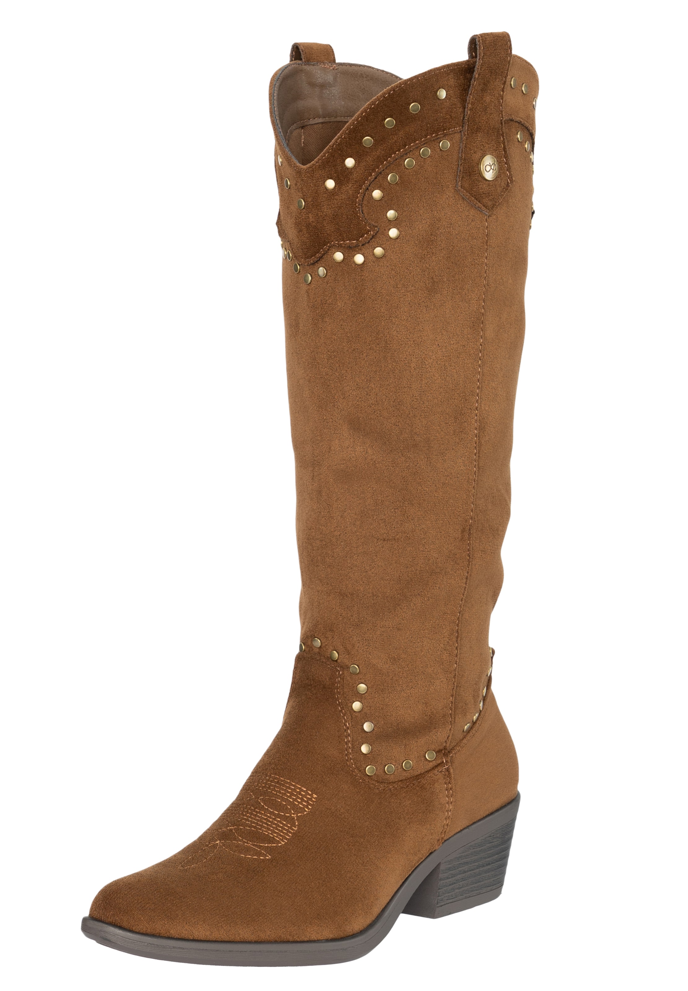 Salinyang Comwboystøvler i brun: forside