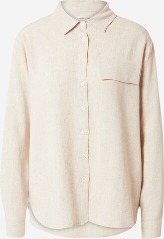 Rut & Circle - Blusa 'JANINA' en beige: frente