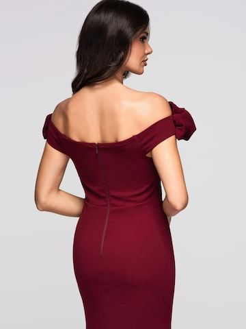 Ombre Avondjurk in Rood