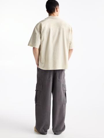 Pull&Bear Comfort fit Overhemd in Beige
