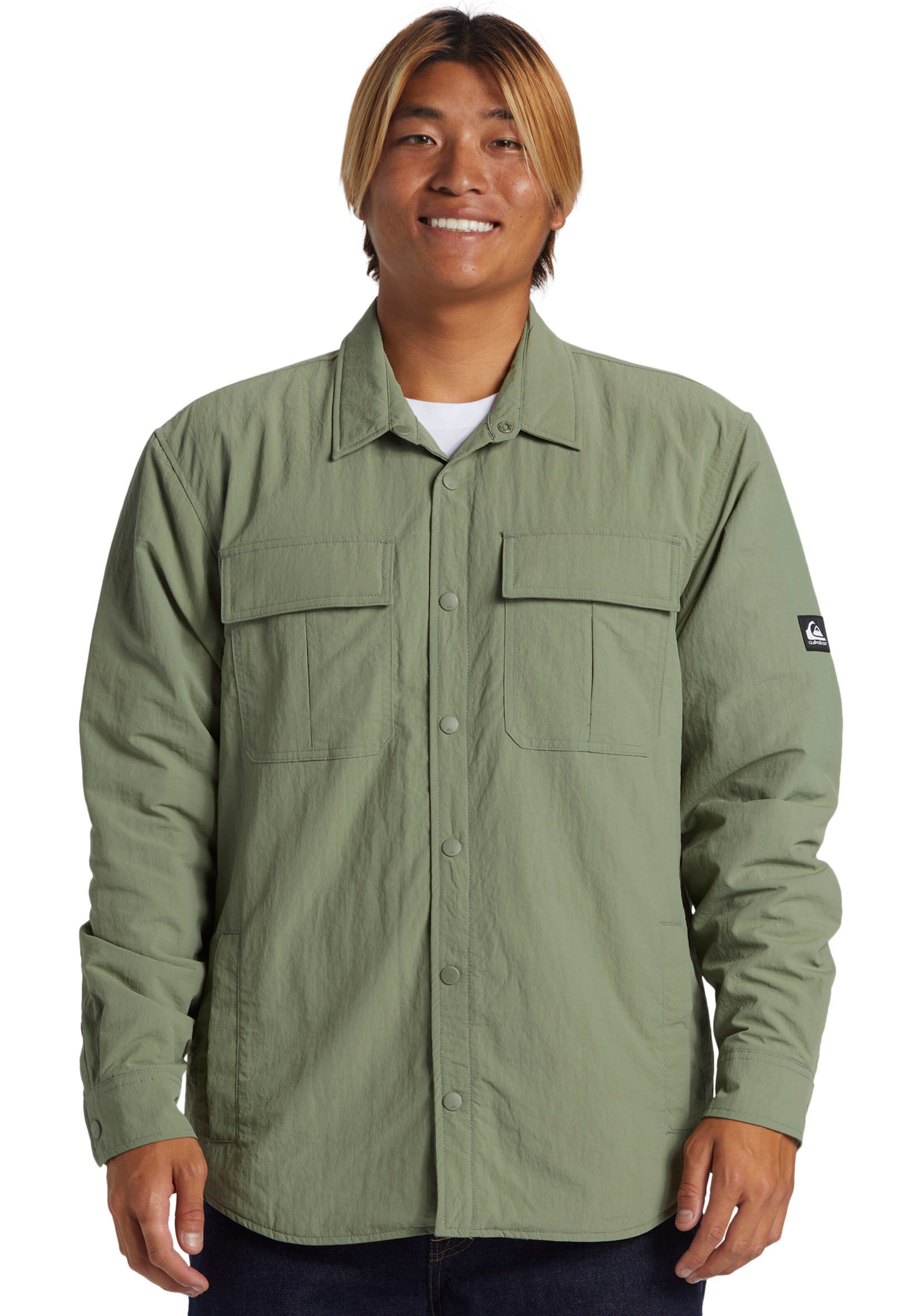 QUIKSILVER Between-Season Jacket in Green: front