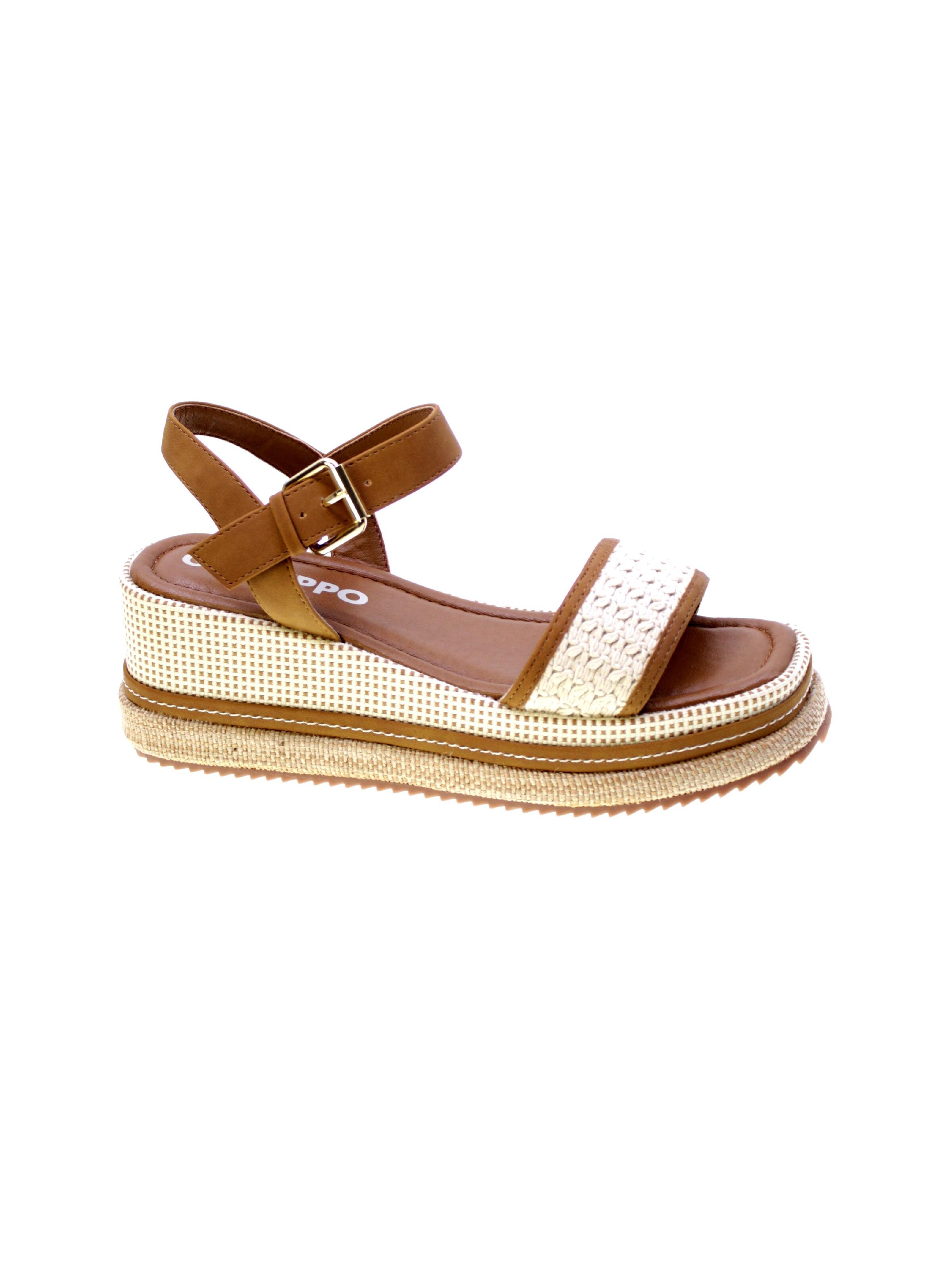 Sandalo di GIOSEPPO in marrone: frontale