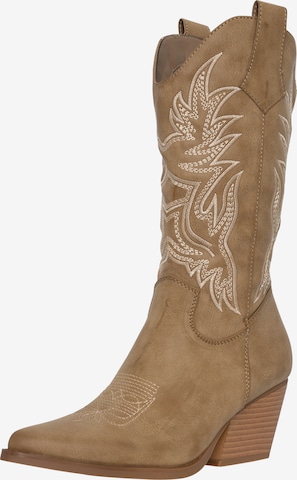 Salinyang Comwboystøvler i grøn: forside