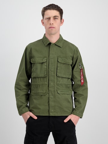 ALPHA INDUSTRIES - Casaco meia-estação em verde: frente