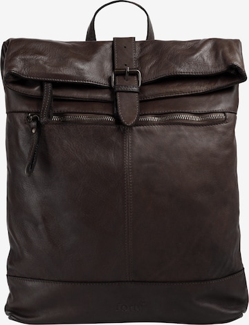 Sac à dos forty° en marron : devant