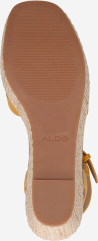 ALDO Sandale 'ONAN' in Gelb