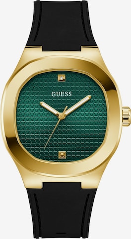 GUESS Analoguhr 'HEADLINE' in Grün: Vorderseite
