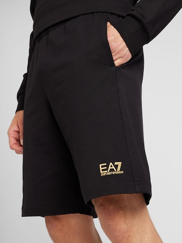 EA7 Emporio Armani Loosefit Bukser 'Core Identity' i sort