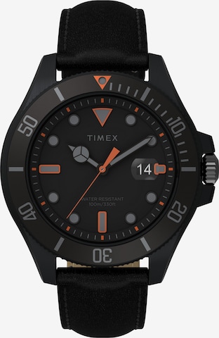 TIMEX Analoog horloge 'Harborside Coast' in Zwart: voorkant
