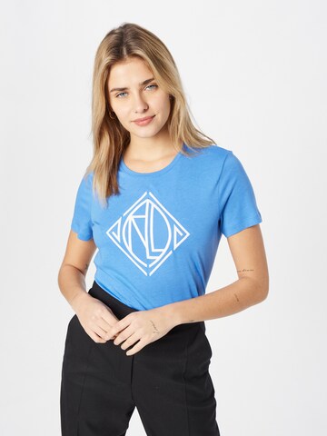 T-shirt 'KATLIN' Lauren Ralph Lauren en bleu : devant