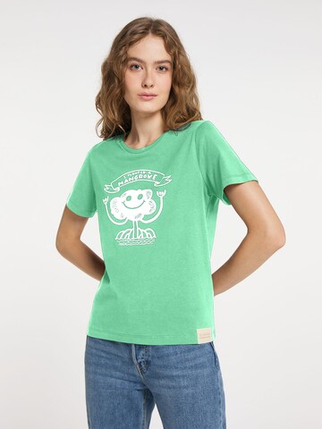 SOMWR Shirt 'MANGROVE ROOT TEE' in Green: front