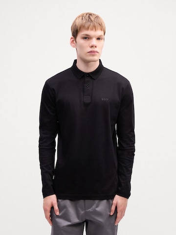 Maglietta 'Pirol' di BOSS in nero: frontale