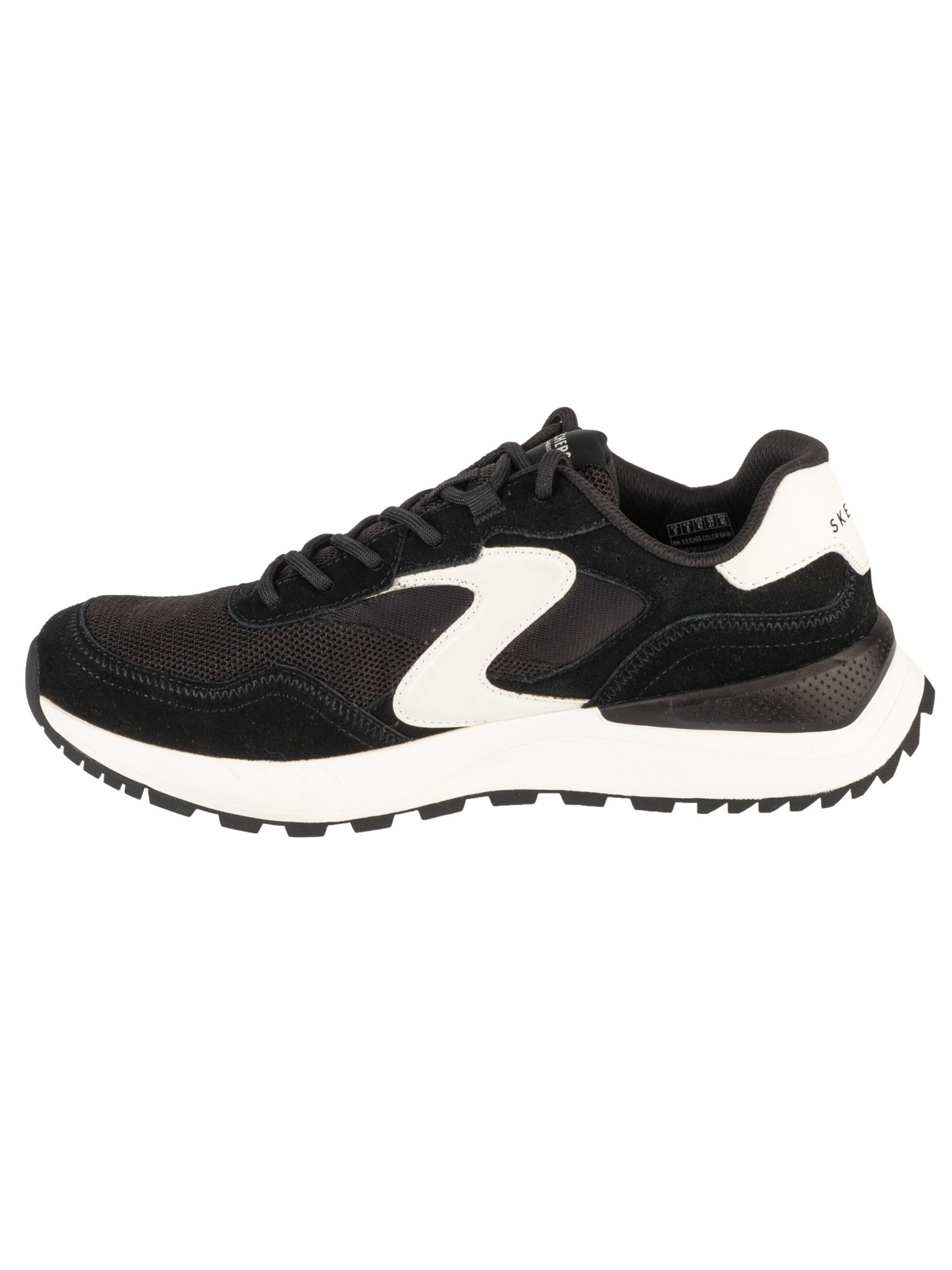 SKECHERS Sneaker low 'Fury - Fury Lace Low'‌‌‌ in Schwarz: Vorderseite