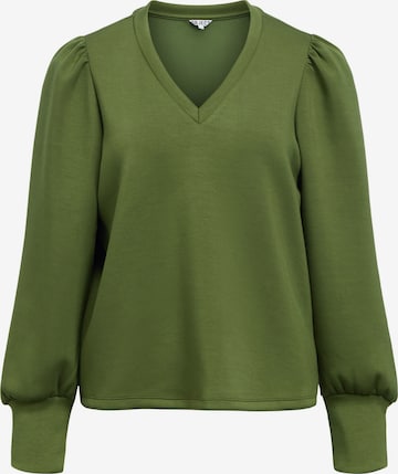 Felpa 'OBJANDREA' di OBJECT in verde: frontale