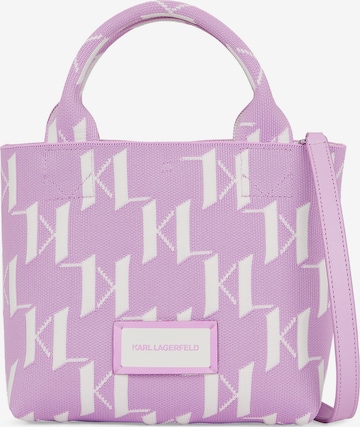 Karl Lagerfeld Handbag in Purple: front
