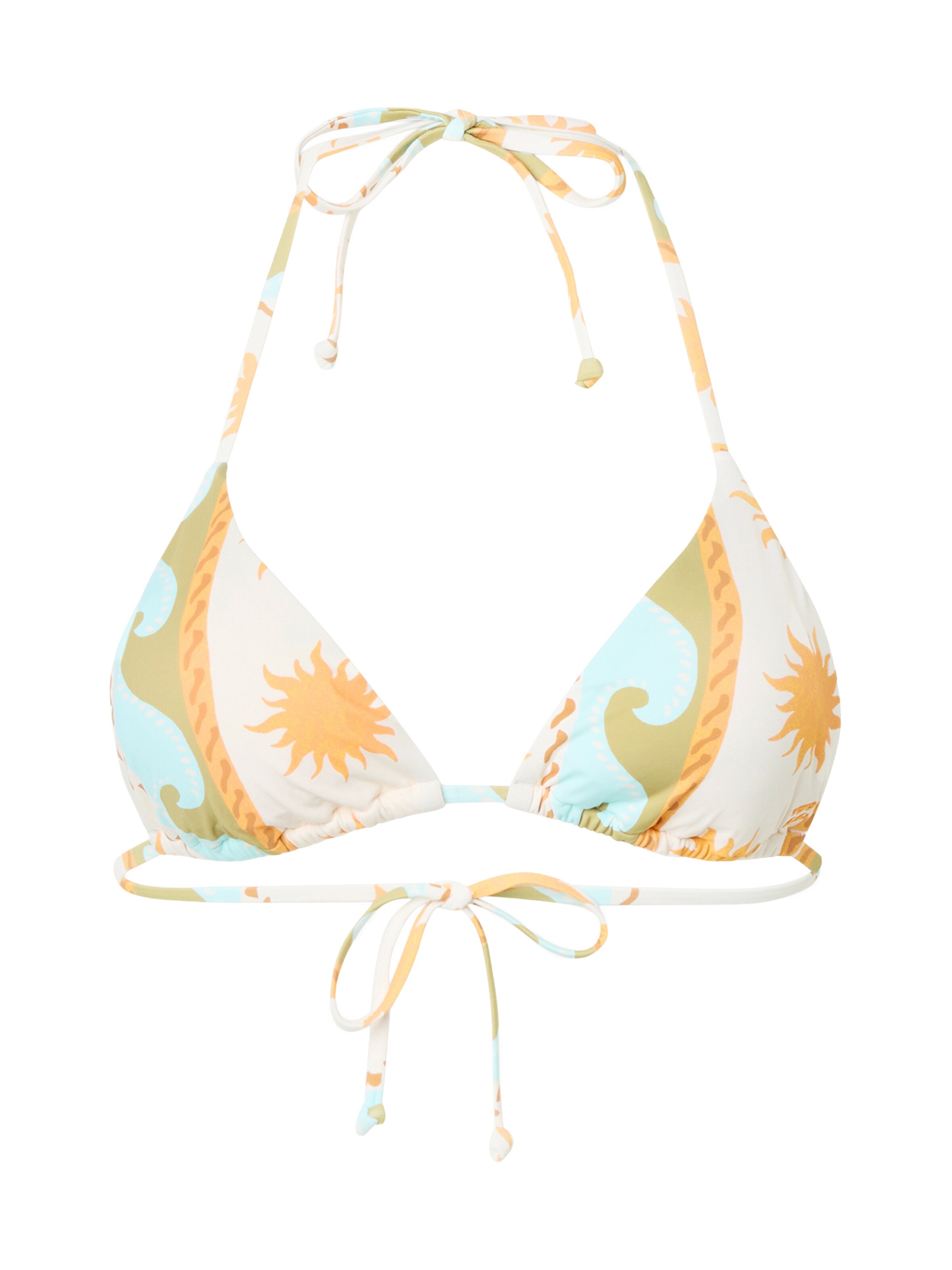 BILLABONG Triangle Bikini top in Beige: front