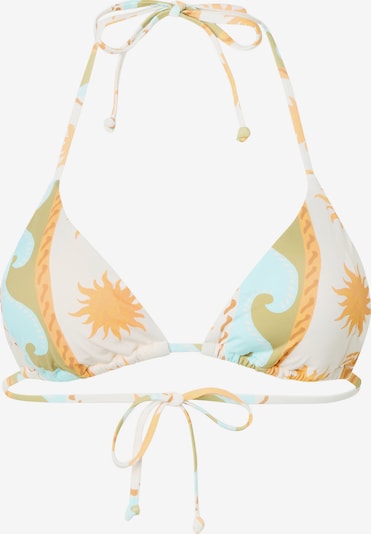 Bikinio viršutinė dalis iš BILLABONG, spalva – kremo / vandens spalva / šviesiai žalia / abrikosų spalva, Prekių apžvalga