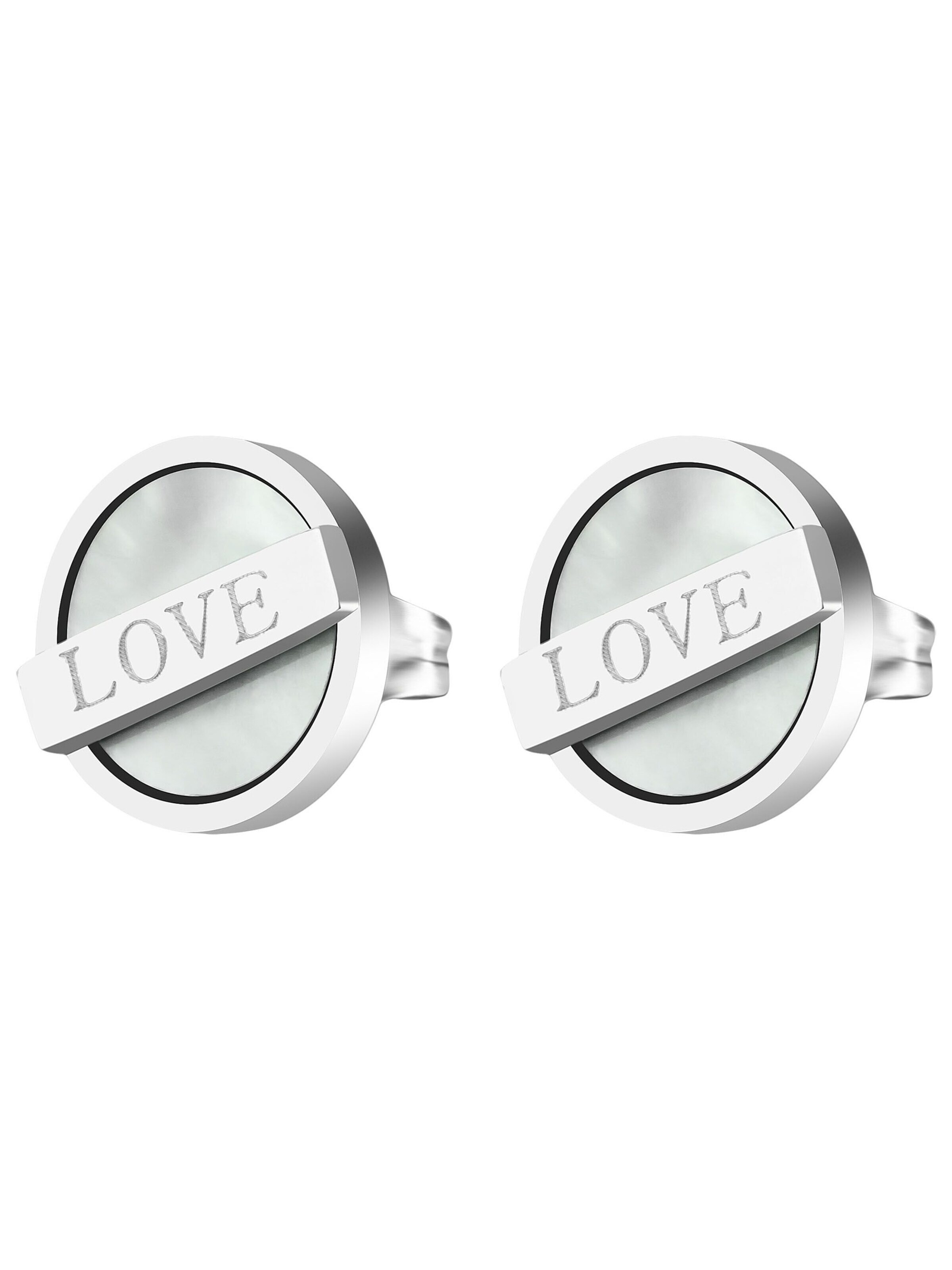 Akzent Earrings 'Zofia, silberfarbig, langlebig' in Silver