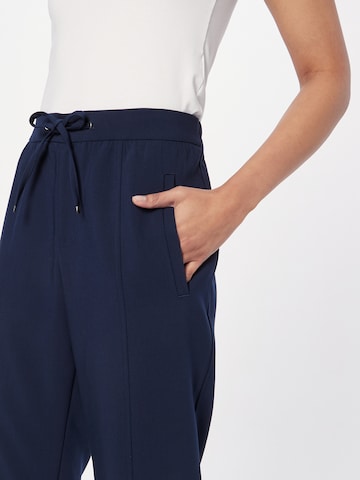 ESPRIT Regular Pleated Pants 'Munich' in Blue