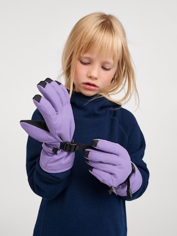 Reima Gloves 'Tartu' in Purple: front