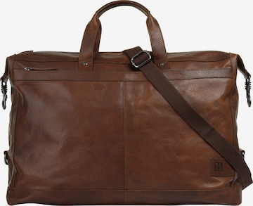 BODENSCHATZ Travel bag in Brown: front