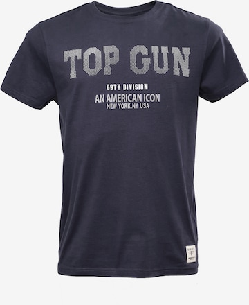 TOP GUN T-Shirt  'TG20213006' in Blau: predná strana