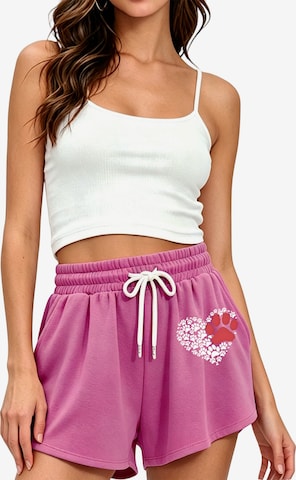 GORHEY Pants in Pink: front