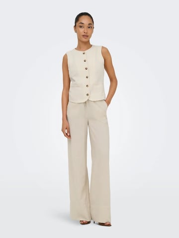 JDY Bodywarmer 'JDYCARA S/L WAISTCOAT' in Beige