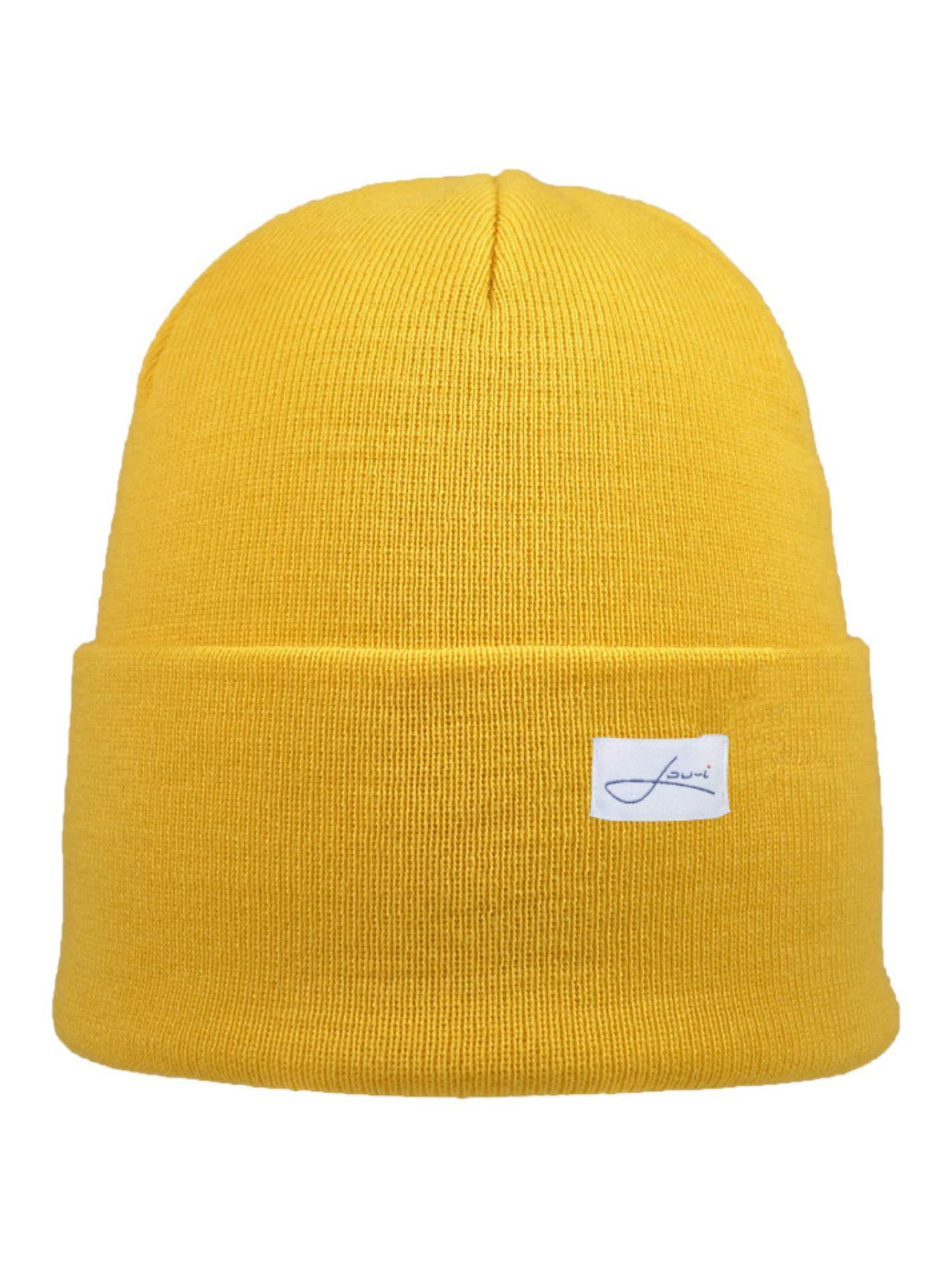 Lou-i Mütze‌‌‌ in Gelb: Vorderseite