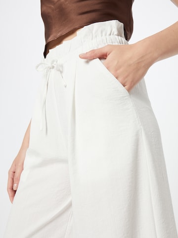 Misspap Široke hlačnice Hlače | bela barva