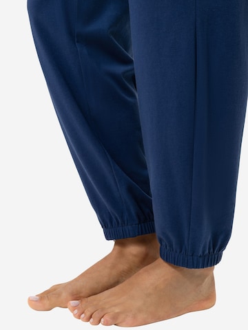 Mey Pajama Pants 'Solid Love' in Blue
