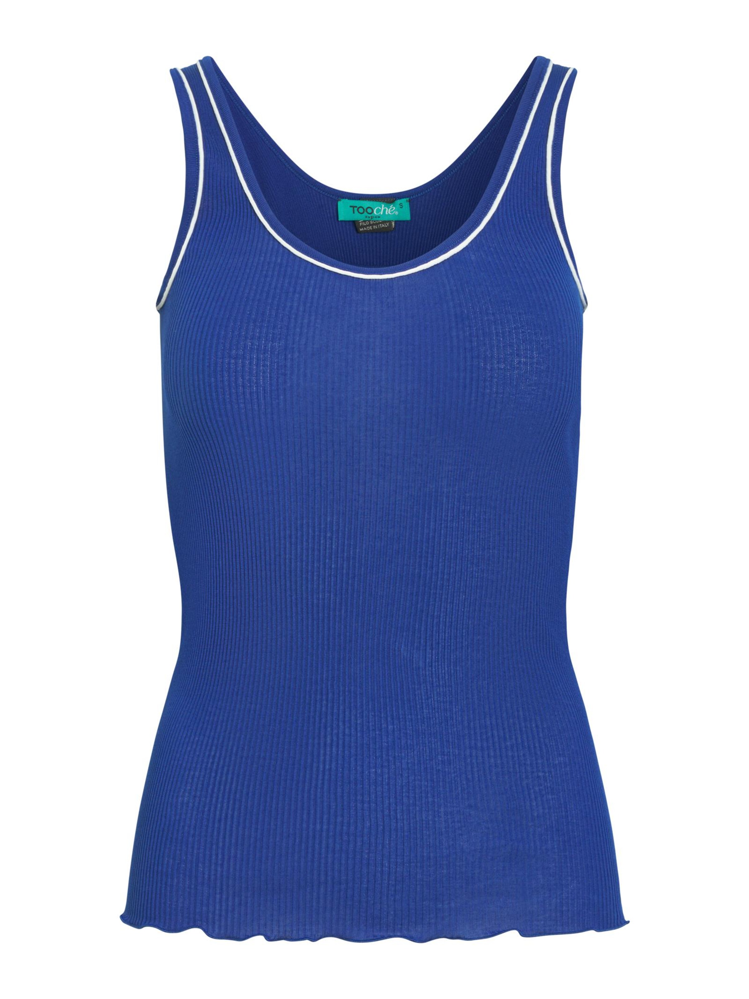 TOOche Top 'One' in Blue: front