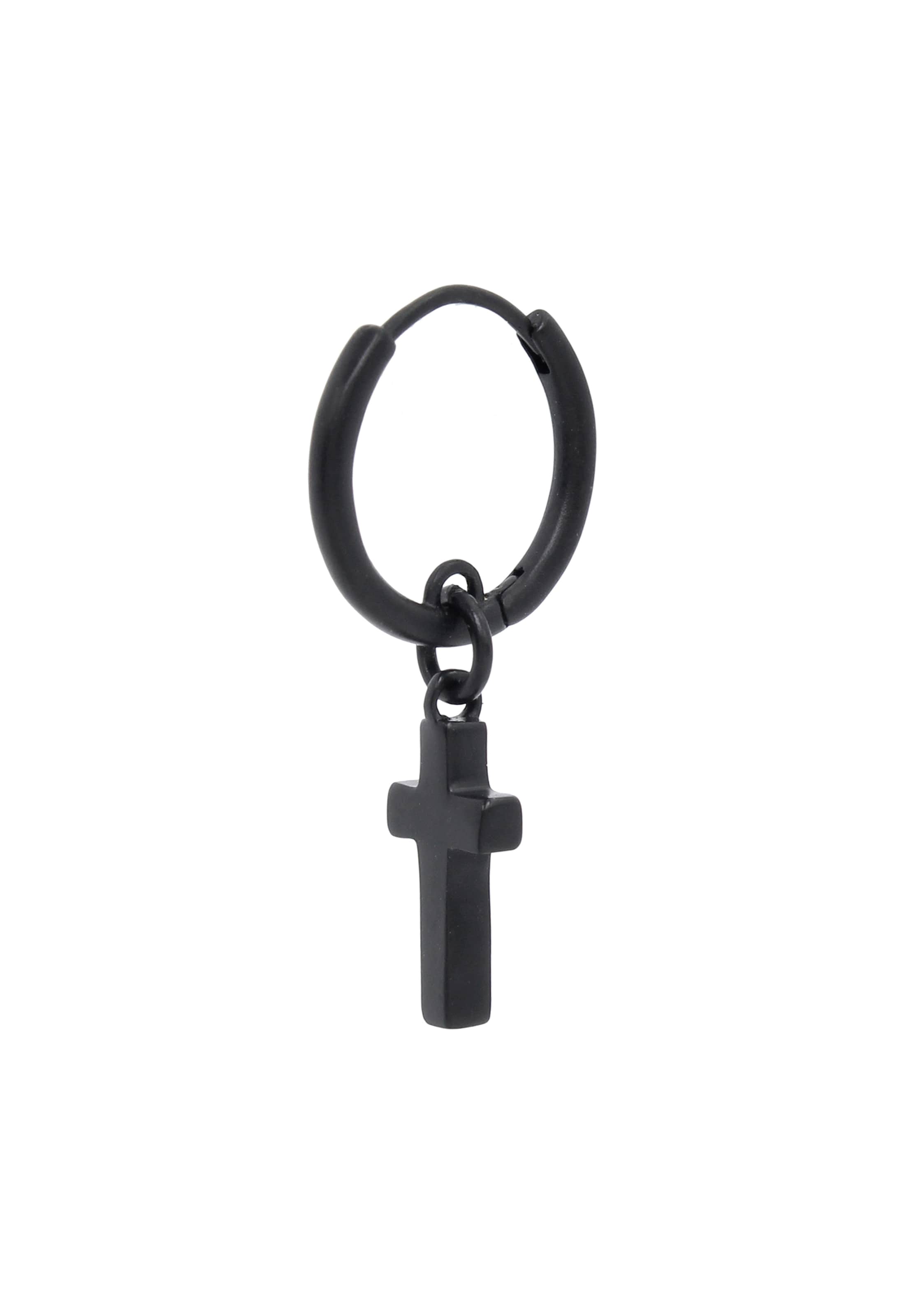 AllSaints Kolczyki w kolorze czarny: przód