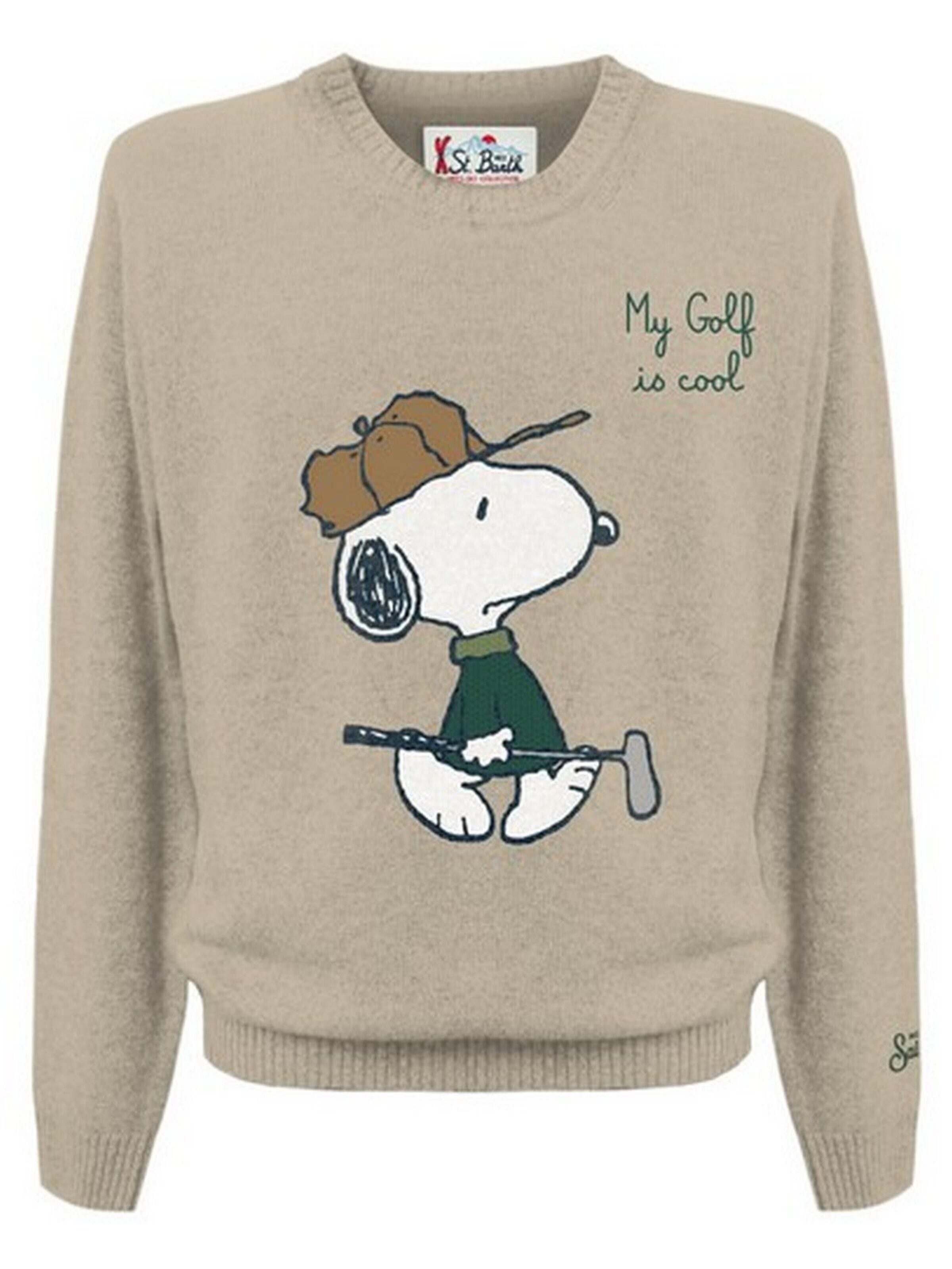 MC2 Saint Barth Sweater in Beige: front
