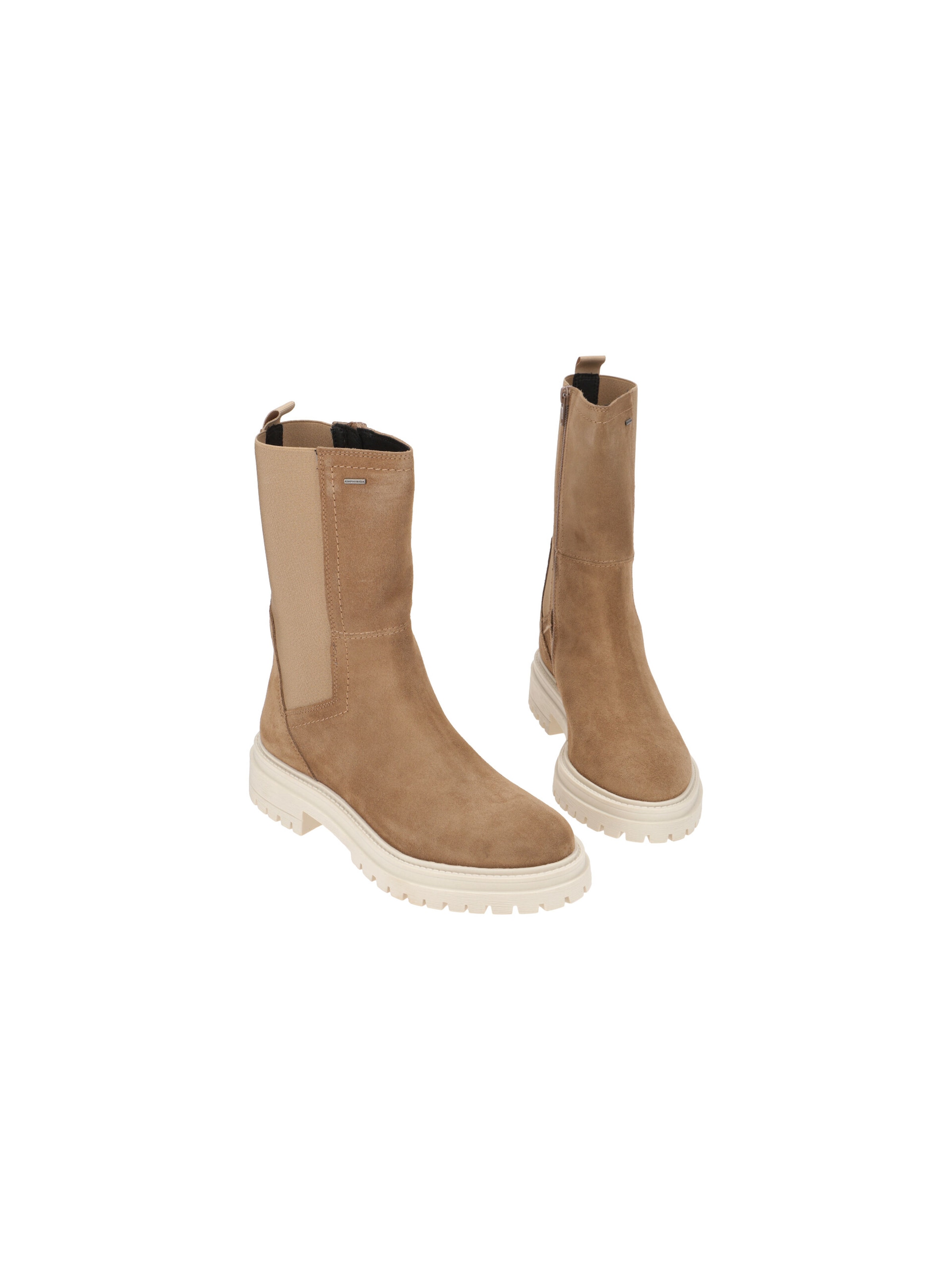 GEOX Boots 'Geox IRIDEA Stiefel braun beige wasserdicht D26D0B' in Beige