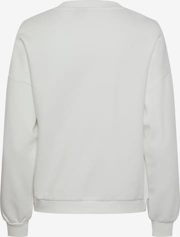 PIECES Sweatshirt 'FREYA' i vit