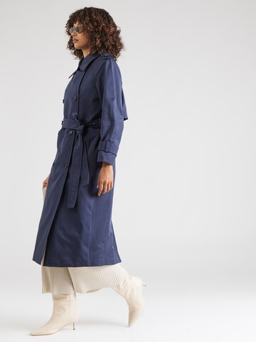 DRYKORN Between-Seasons Coat 'EPWELL' in Blue: front