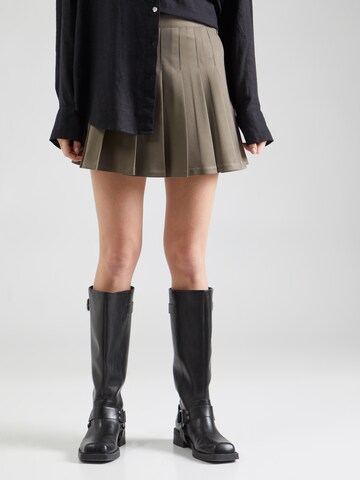 Monki Skirt in Brown: front