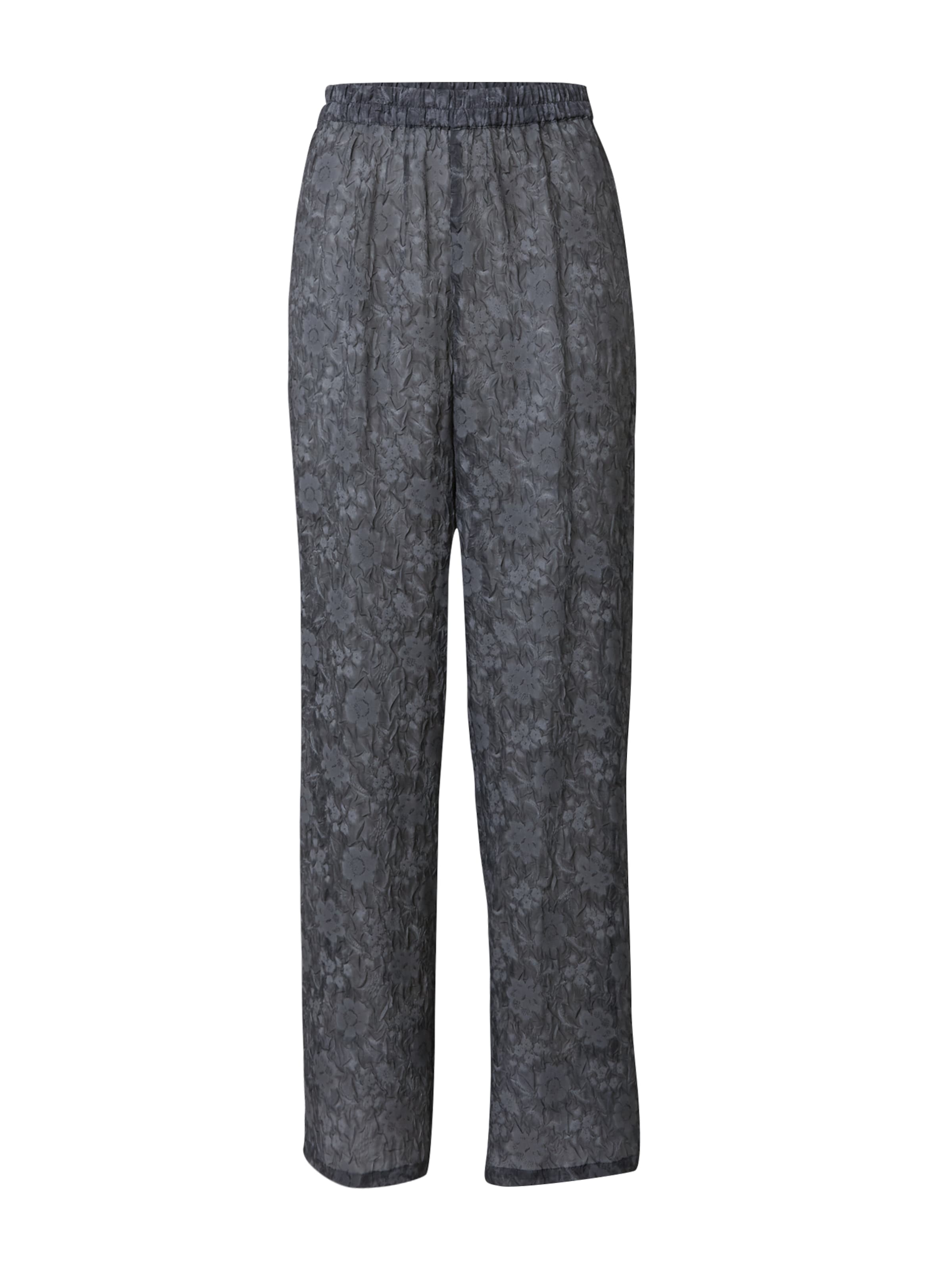 Monki Wide Leg Hose in Schwarz: Vorderseite