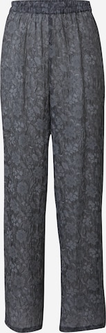 Monki Wide leg Broek in Zwart: voorkant