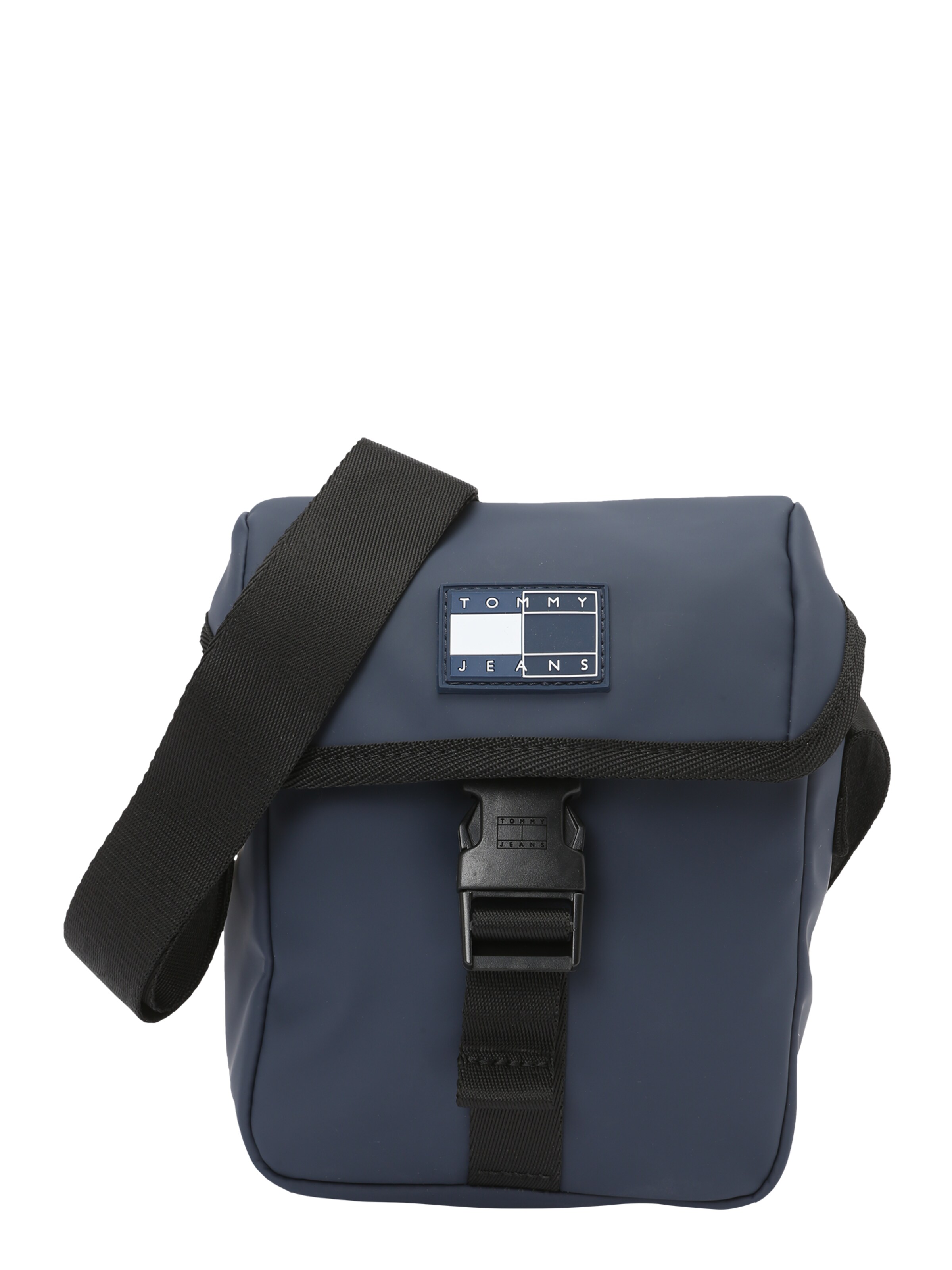 Tommy Jeans Schoudertas in Blauw: voorkant