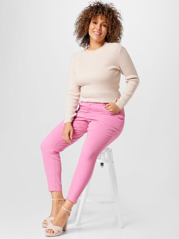 Noisy May Curve Skinny Jeans 'CALLIE' in Pink