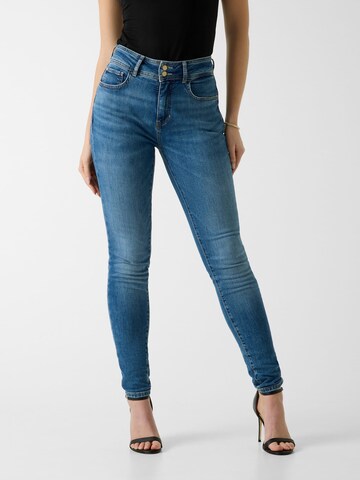 GUESS Skinny Jeans 'Shape Up' in Blue: front