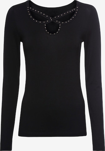 MELROSE Shirt in Schwarz: Vorderseite