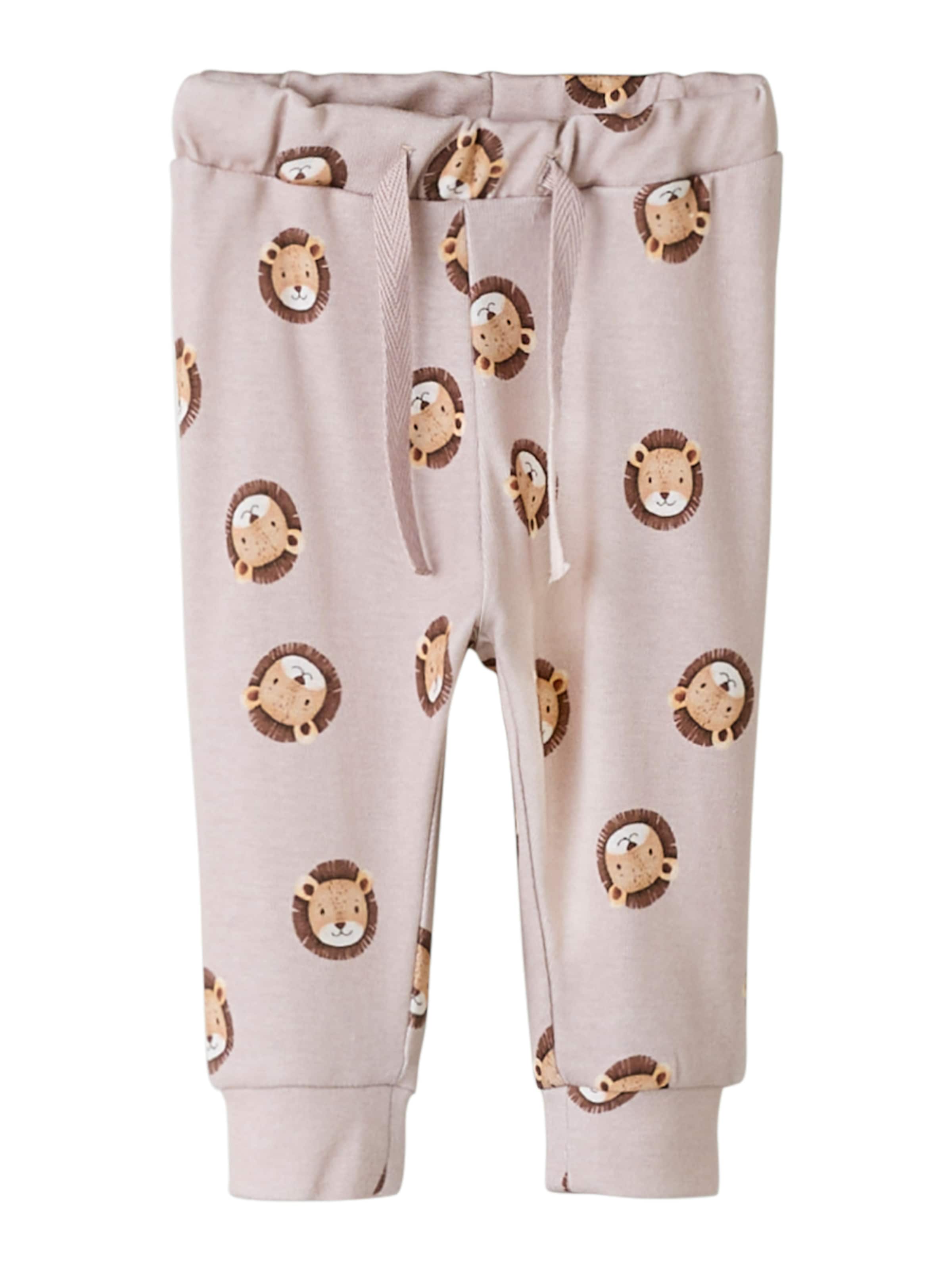 NAME IT Tapered Pants in Beige: front