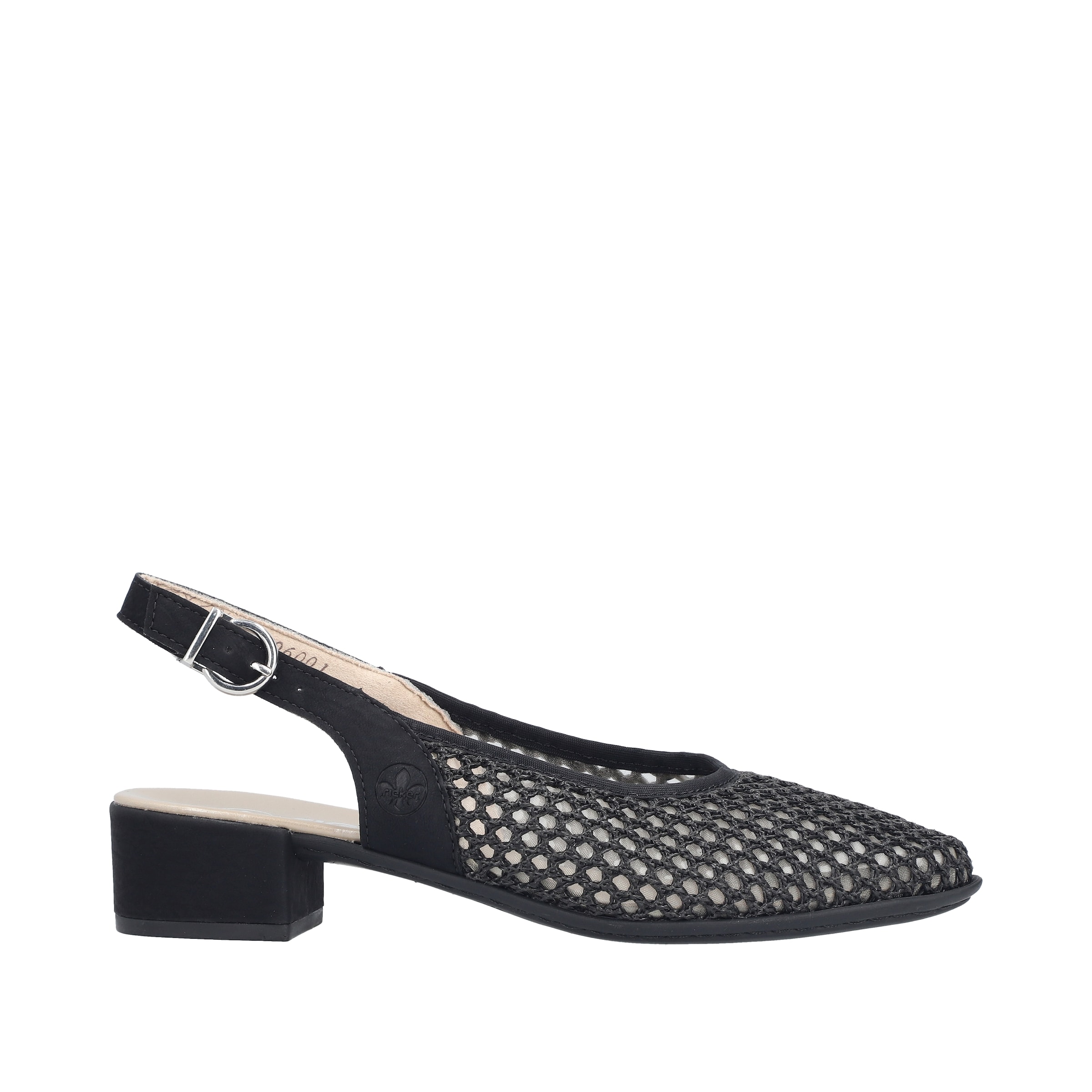 Escarpins à bride arrière Rieker en noir