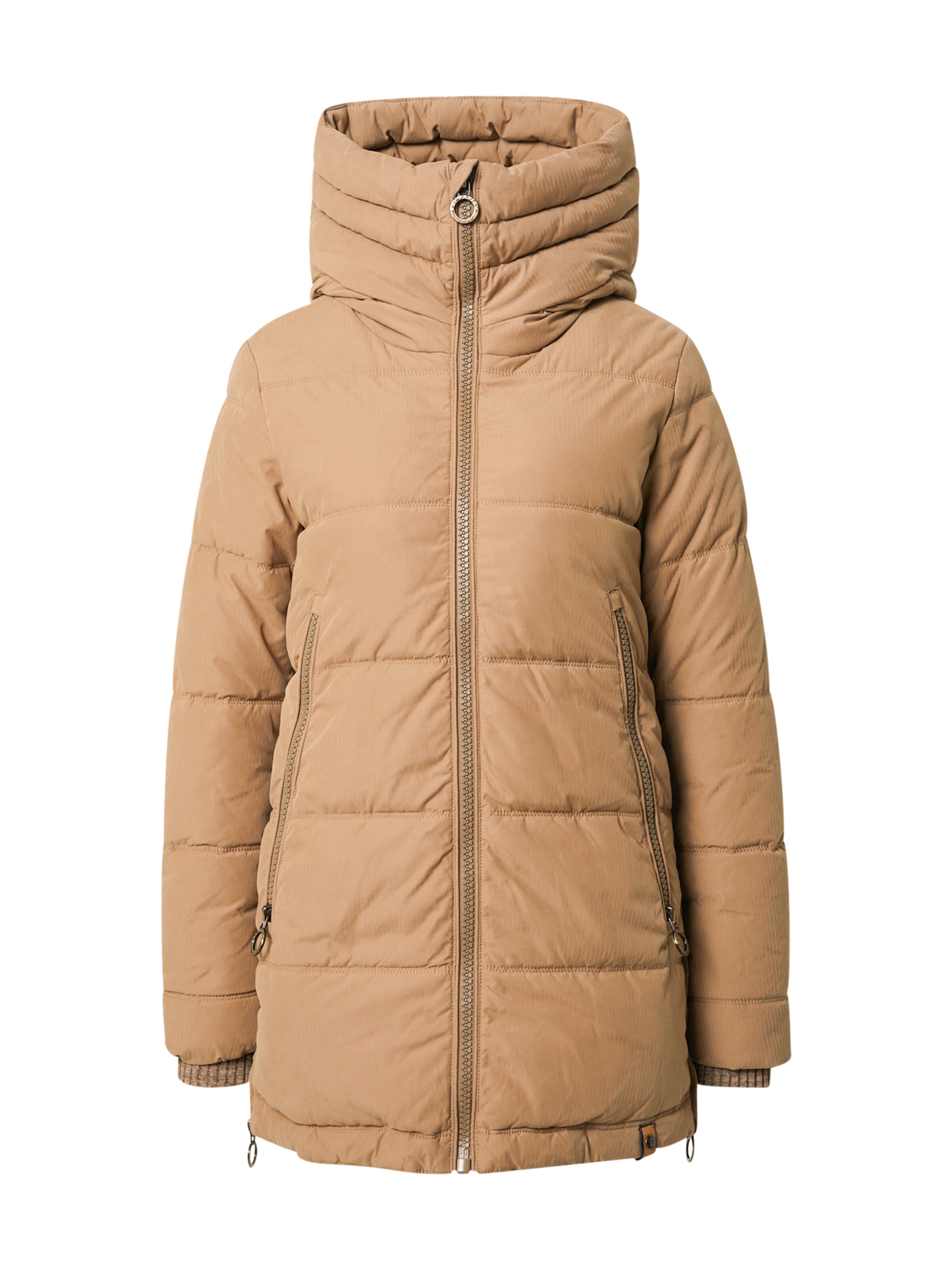 Fli Papigu Vinterjakke 'Get the Stones' i brun: forside