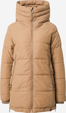 Fli Papigu Winter Jacket 'Get the Stones' in Brown: front